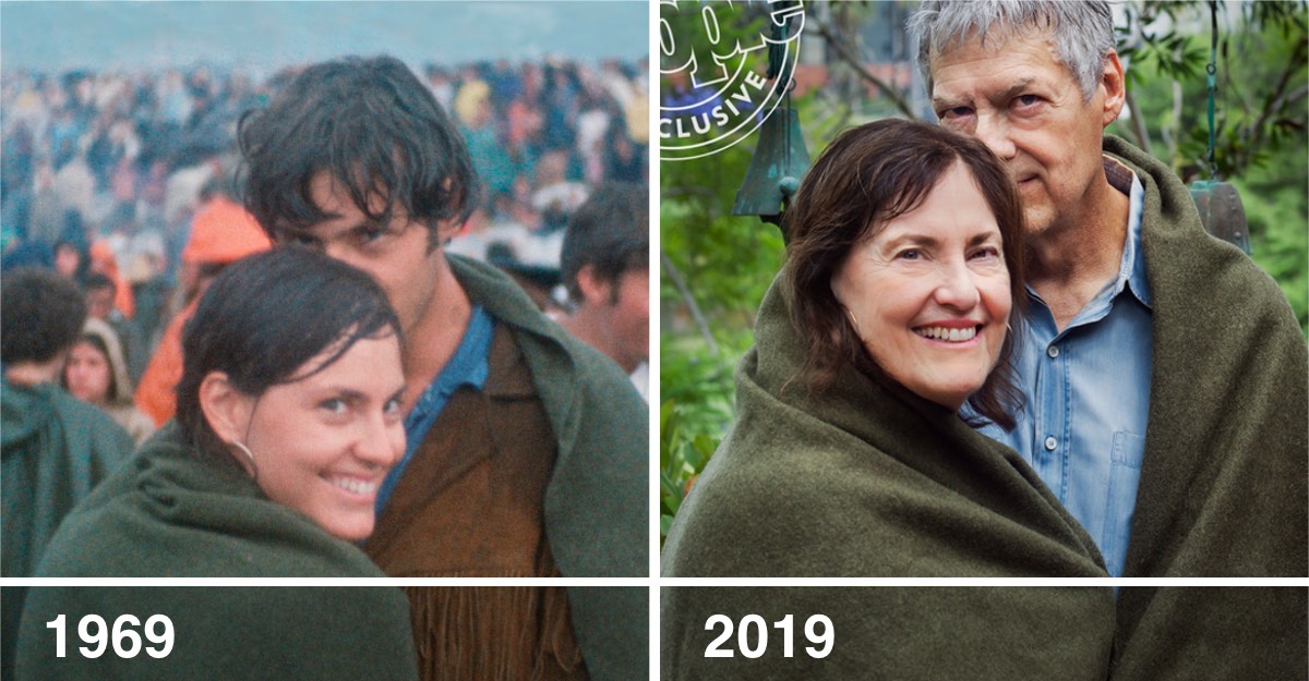 Una pareja recreó una sesión de fotos antiguas de hace 50 años, demostrando que el amor si puede ser para siempre
