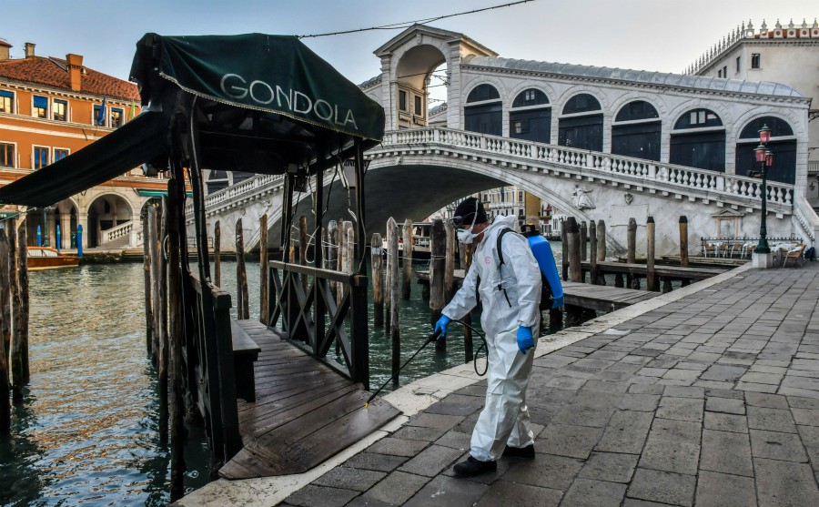 Venecia sin turistas y sin contaminación en sus aguas