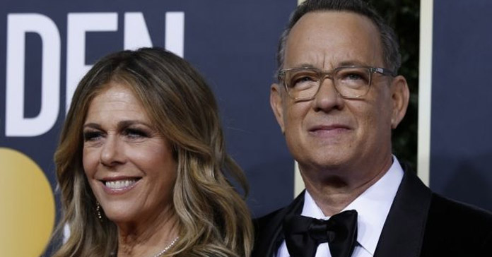 tom hanks y su esposa, coronavirus