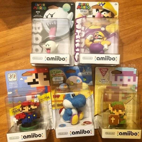 La colección de mis hijos cuando eran niños.