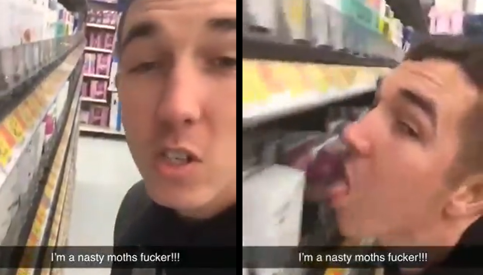 Joven se graba lamiendo productos de supermercado porque “no le teme al coronavirus”. 