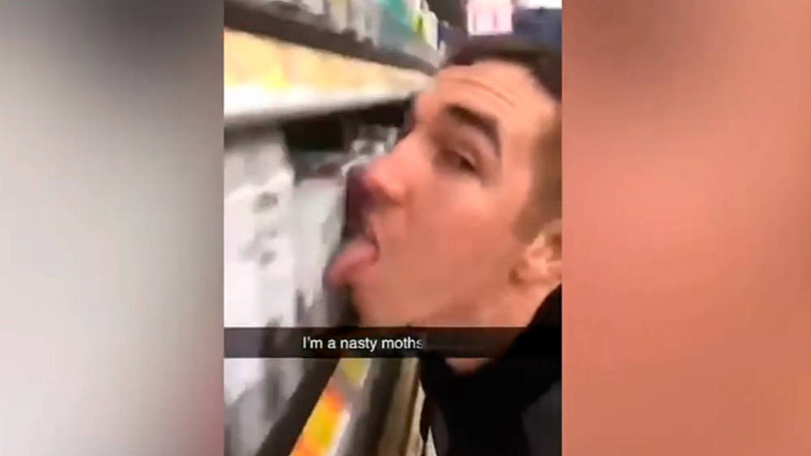 Joven se graba lamiendo productos de supermercado porque “no le teme al coronavirus”.