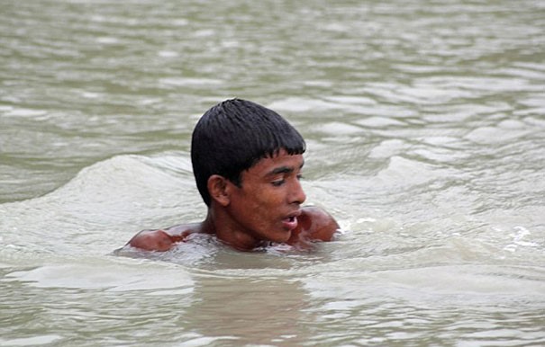 un joven