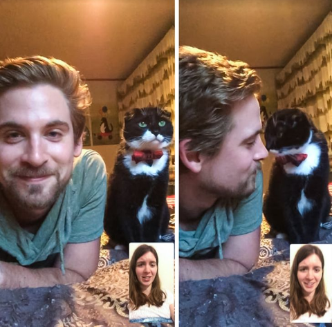 amantes de las selfies
